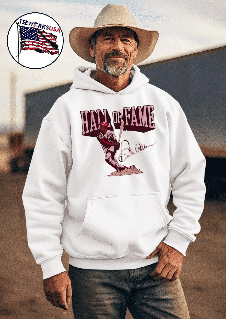 Dick Allen Hall of Fame - Adult & Kids T-Shirts, Sweatshirts & Hoodies apparel design preview 2