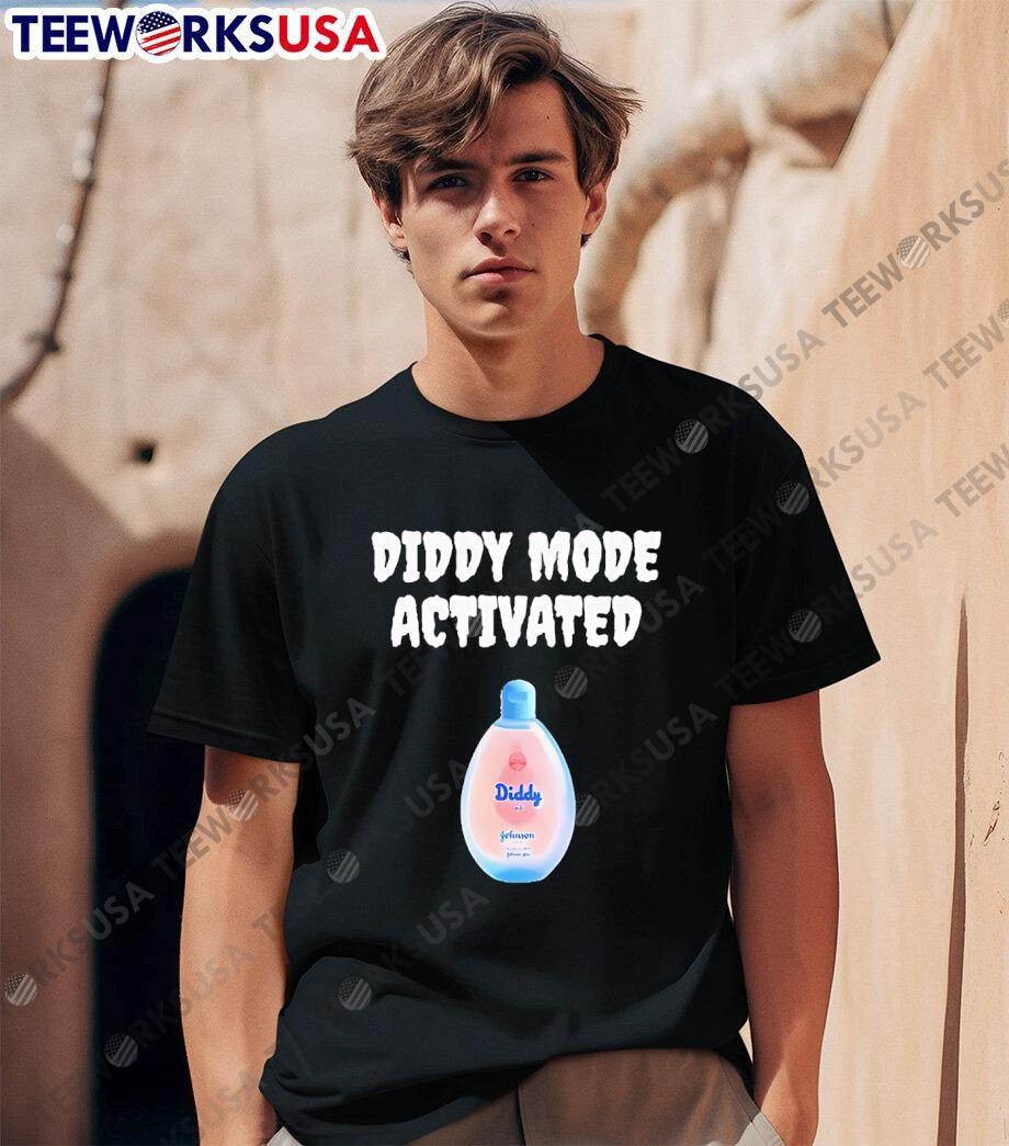 Diddy Mode Activated Baby Oil - Adult & Kids T-Shirts, Sweatshirts & Hoodies apparel design preview 1
