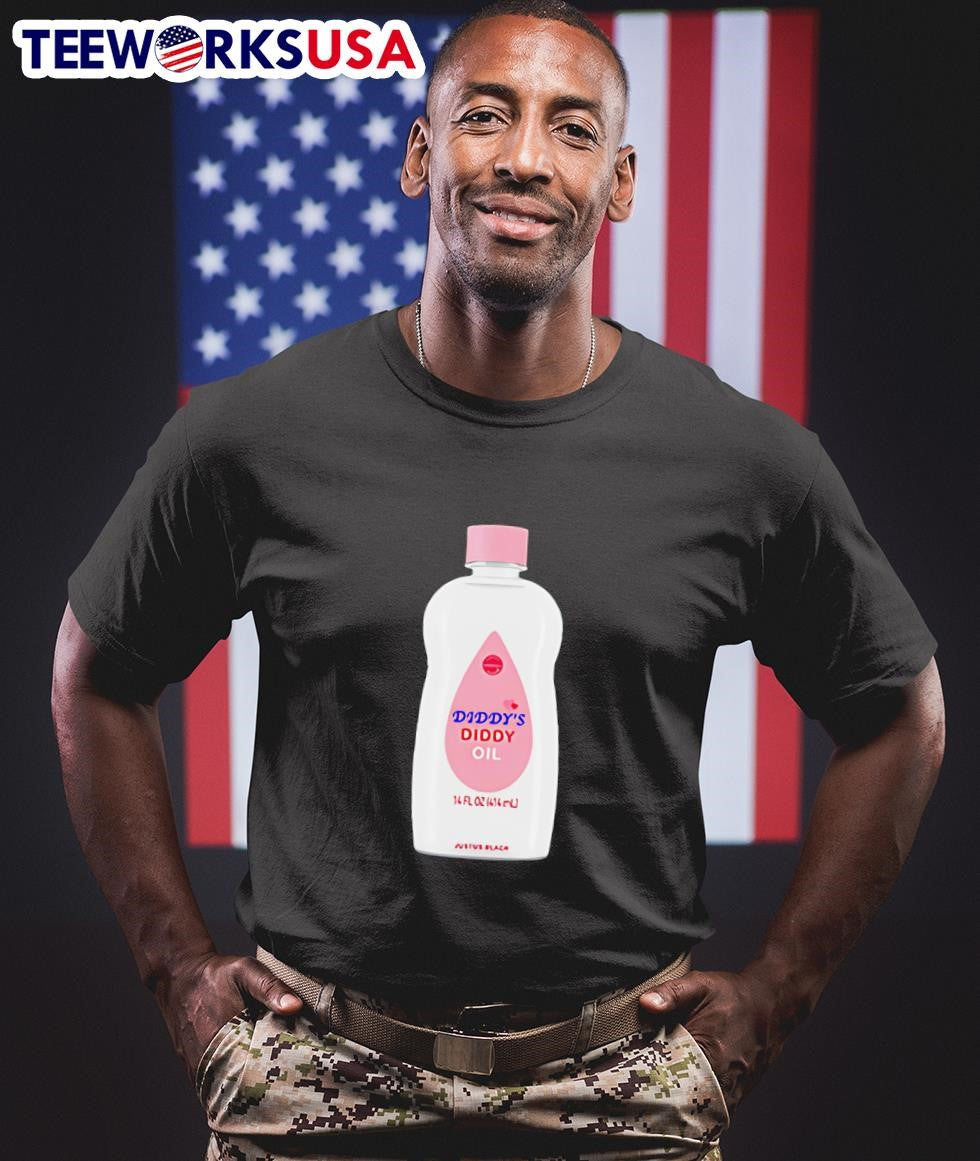 Diddy Oil bottle meme - Adult & Kids T-Shirts, Sweatshirts & Hoodies apparel design preview 1