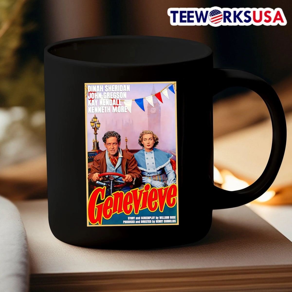 Dinah Sheridan John Gregson Kay Kendall Kenneth More - Adult & Kids T-Shirts, Sweatshirts & Hoodies apparel design preview 3