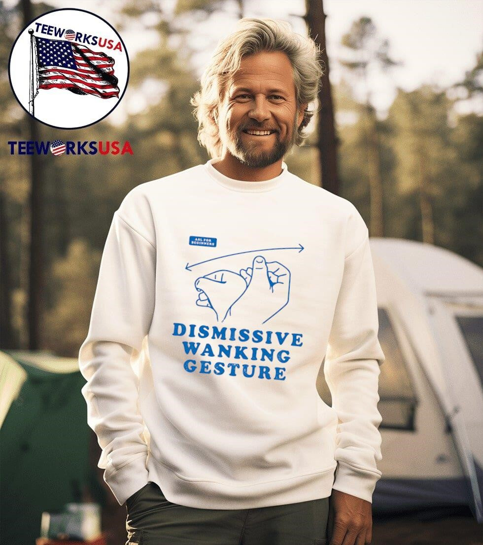 Dismissive wanking gesture - Adult & Kids T-Shirts, Sweatshirts & Hoodies apparel design preview 3