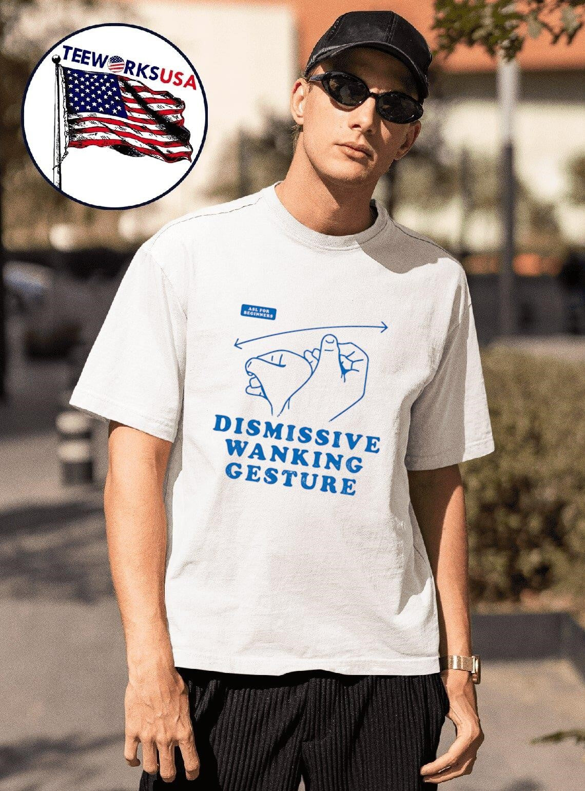 Dismissive wanking gesture - Adult & Kids T-Shirts, Sweatshirts & Hoodies apparel design preview 1