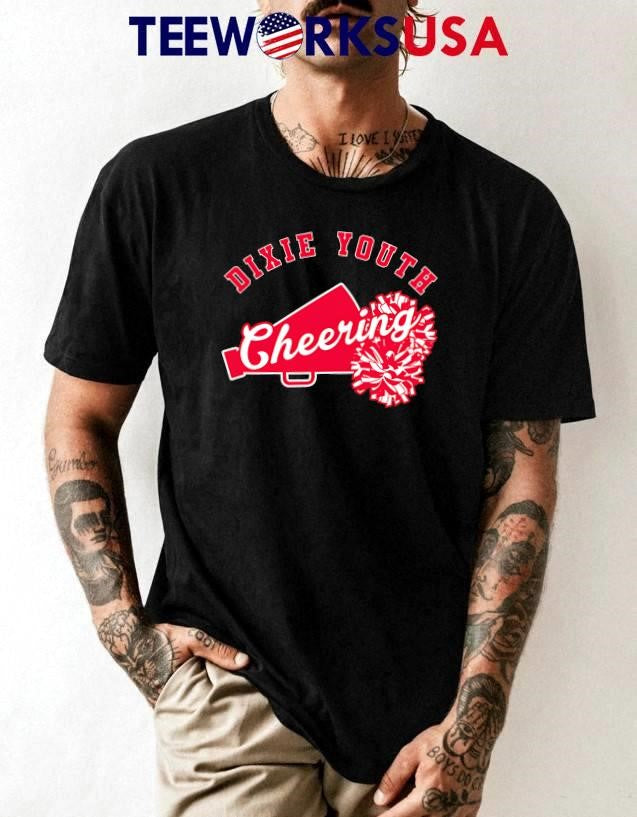 Dixie Youth Cheerleading Pom Poms - Adult & Kids T-Shirts, Sweatshirts & Hoodies apparel design preview 1