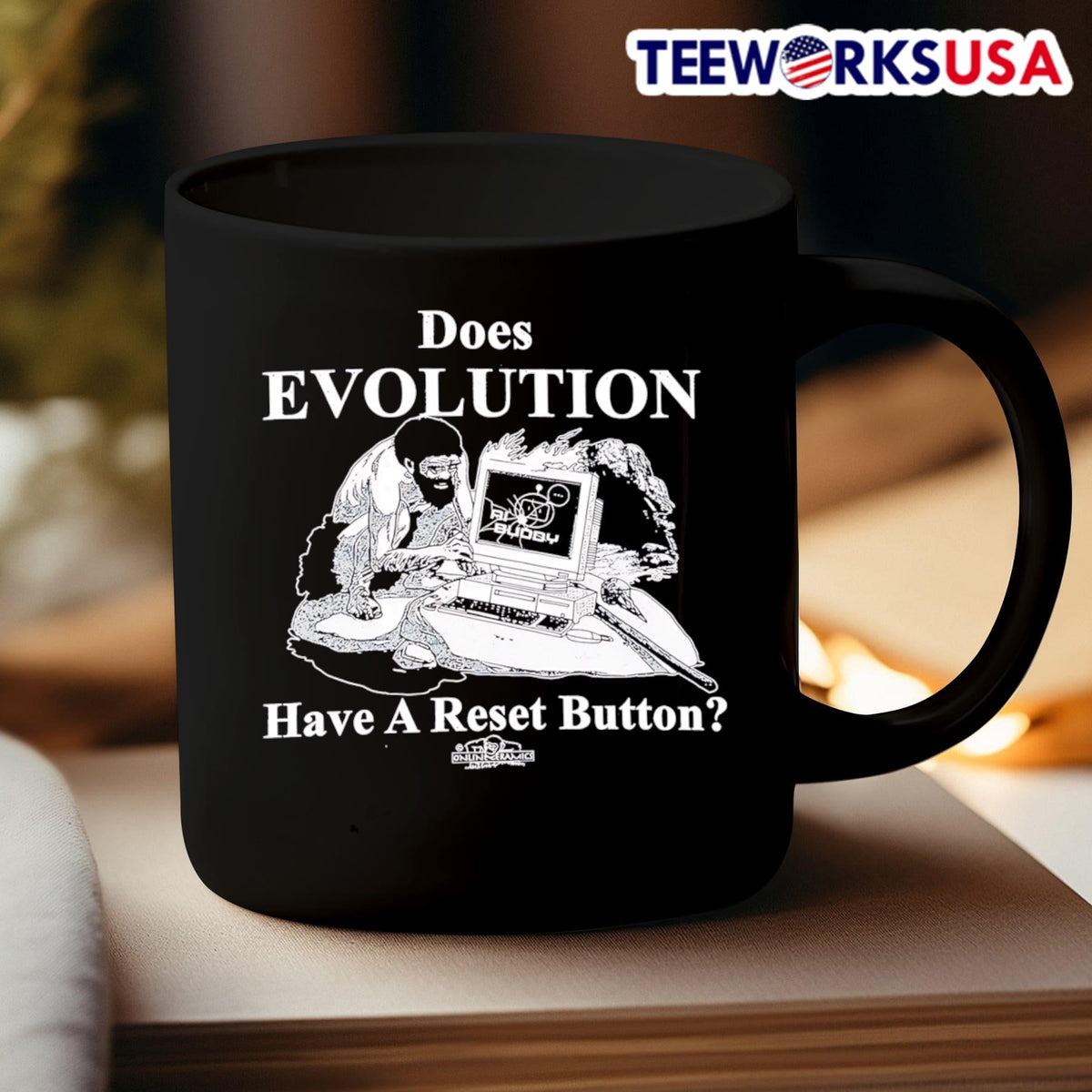 Does evolution have a reset button - Adult & Kids T-Shirts, Sweatshirts & Hoodies apparel design preview 3