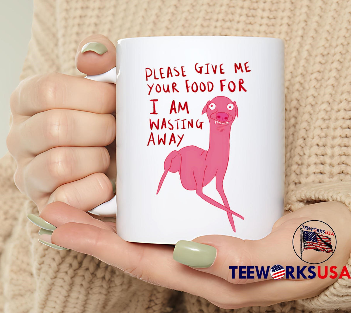 Dog Please Give Me Your Food For I Am Wasting Away - Adult & Kids T-Shirts, Sweatshirts & Hoodies apparel design preview 6