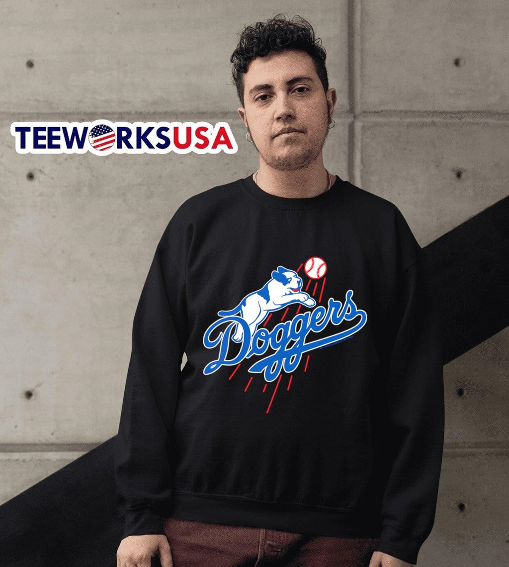 Doggers baseball dog - Adult & Kids T-Shirts, Sweatshirts & Hoodies apparel design preview 3