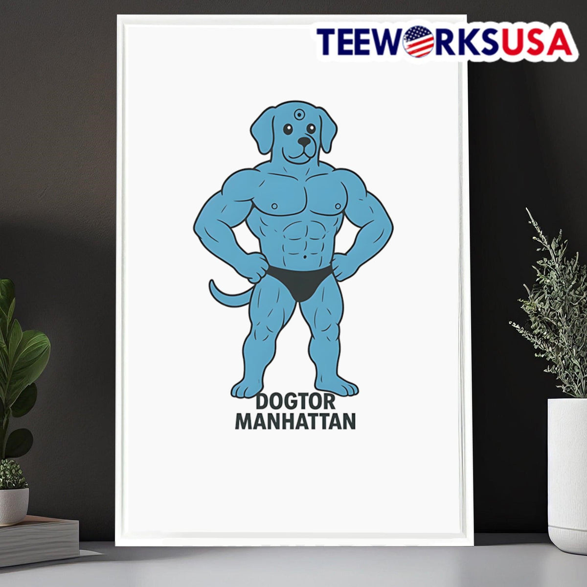 Dogtor Manhattan - Adult & Kids T-Shirts, Sweatshirts & Hoodies apparel design preview 6