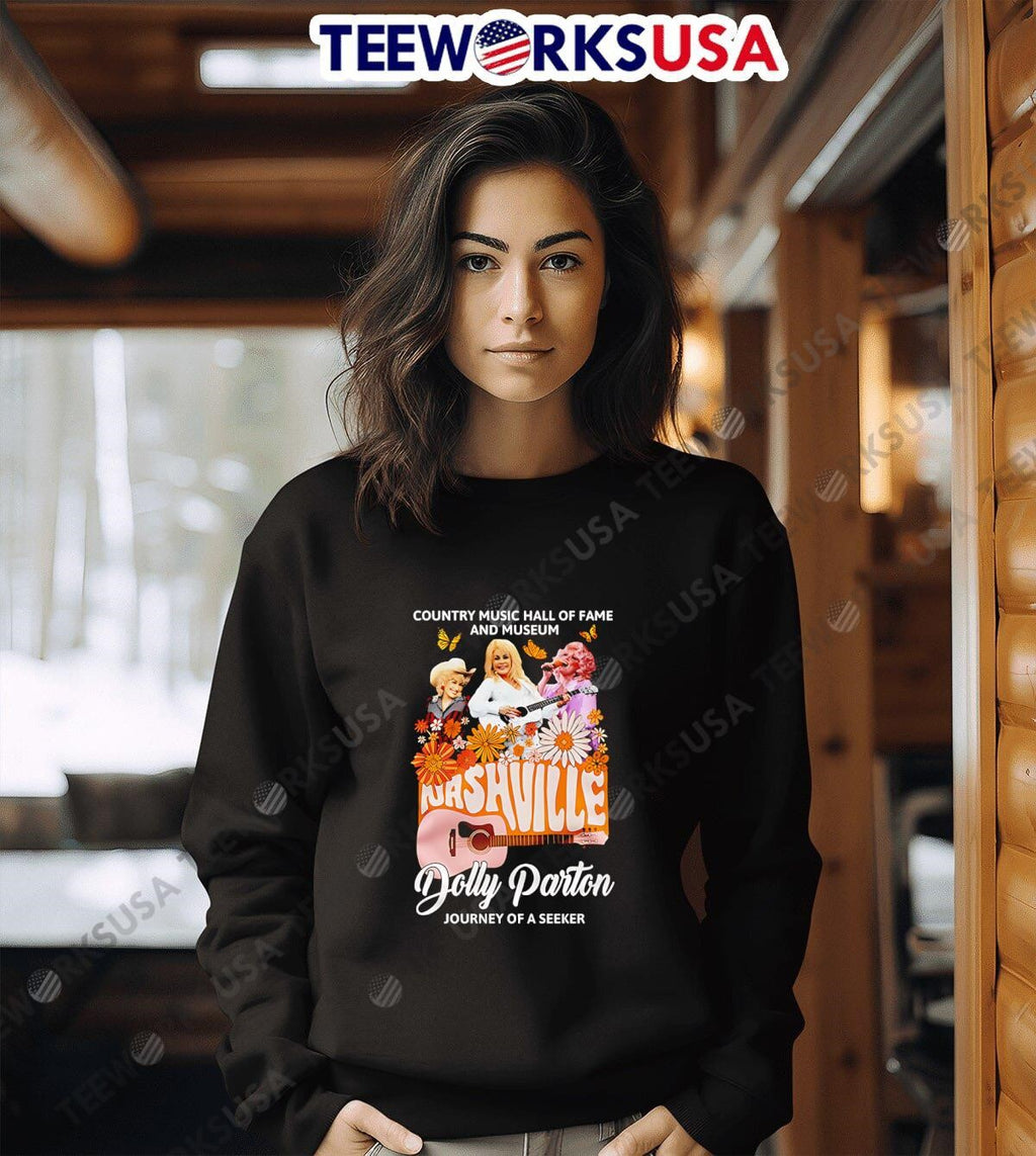 Dolly parton country music hall of fame and museum - Adult & Kids T-Shirts, Sweatshirts & Hoodies apparel design preview 6