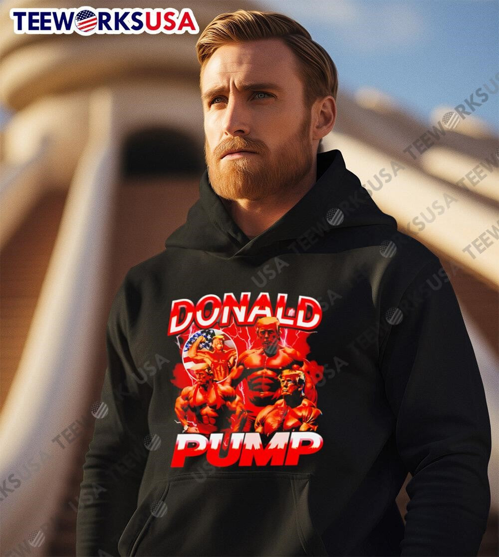 Donald Pump graphic - Adult & Kids T-Shirts, Sweatshirts & Hoodies apparel design preview 2