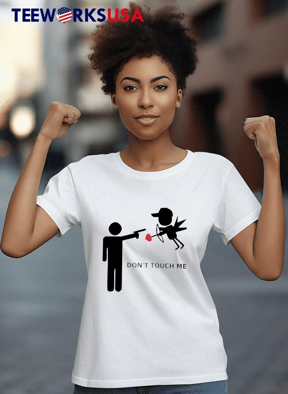 Don't Touch Me Him or Her - Adult & Kids T-Shirts, Sweatshirts & Hoodies apparel design preview 8