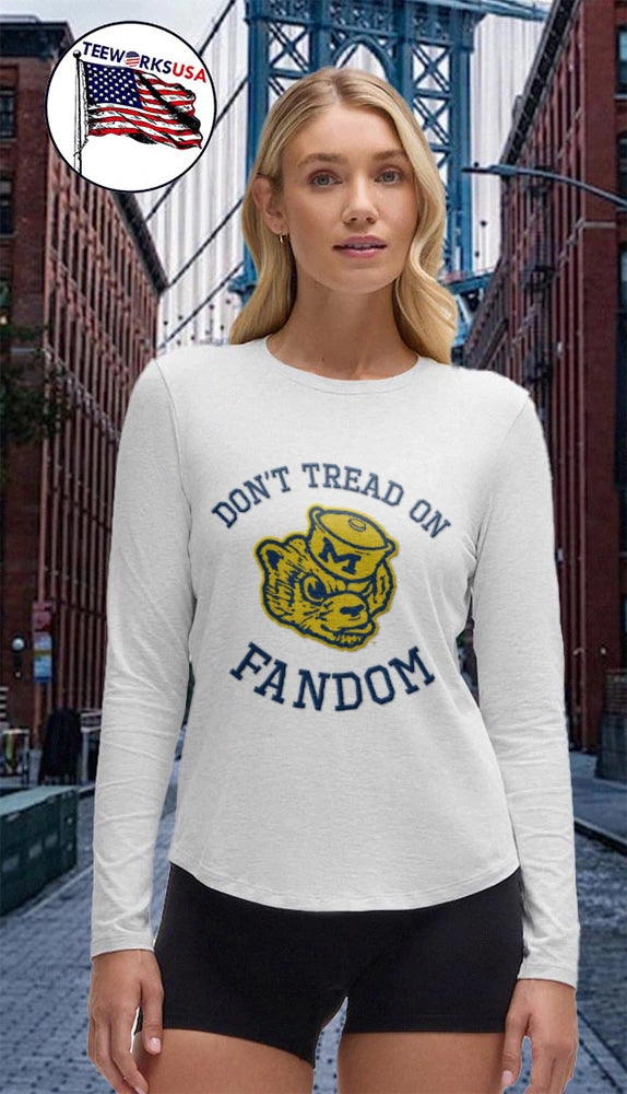 Don't Tread On Fandom Michigan Wolverines Mascot - Adult & Kids T-Shirts, Sweatshirts & Hoodies apparel design preview 4
