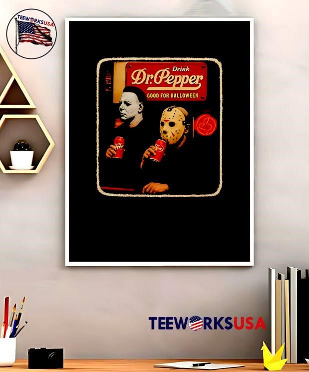 Dr pepper scary movie halloween 2025 graphic - Adult & Kids T-Shirts, Sweatshirts & Hoodies apparel design preview 5