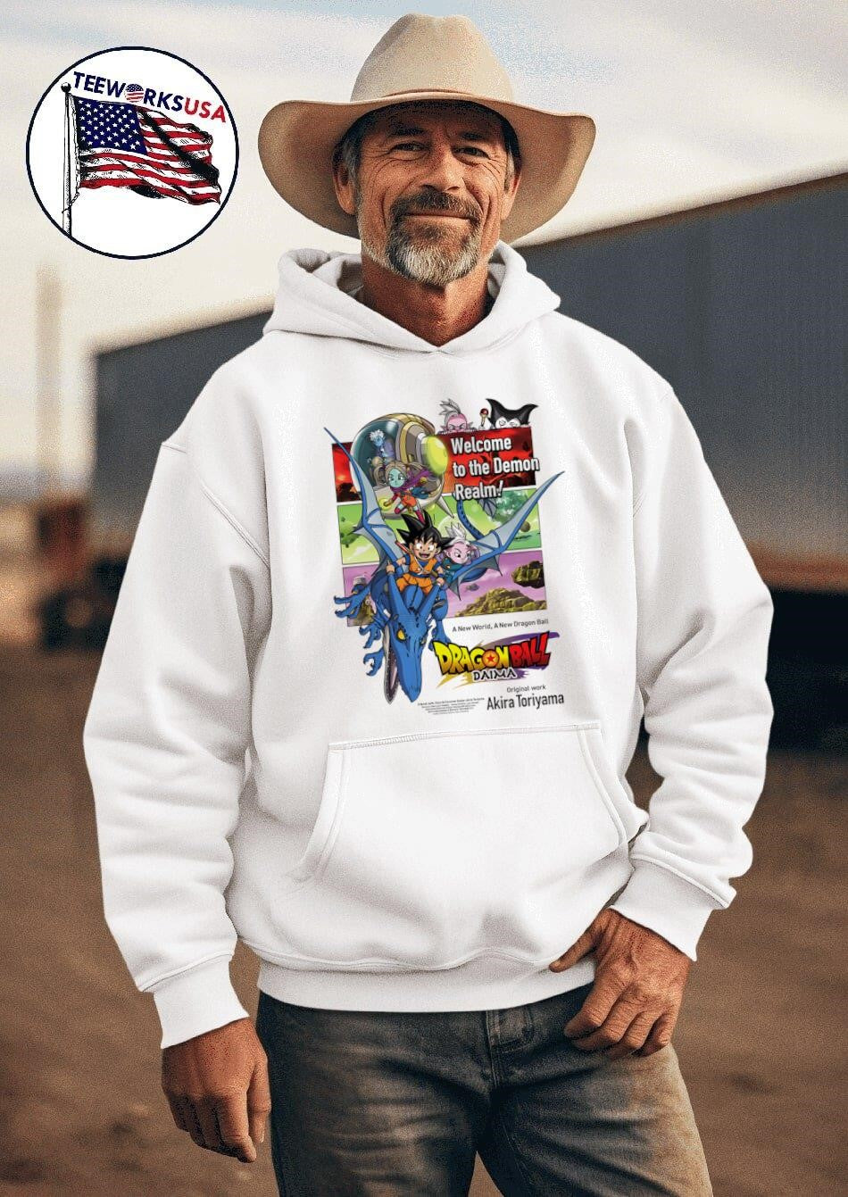 Dragon Ball Daima Welcome to the Demon Real - Adult & Kids T-Shirts, Sweatshirts & Hoodies apparel design preview 2