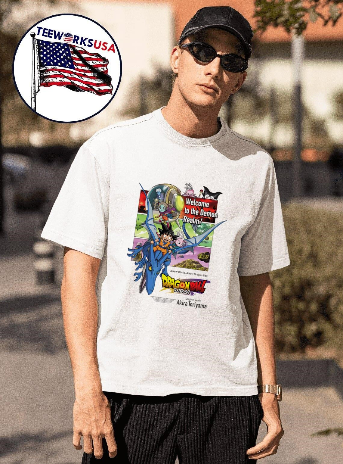 Dragon Ball Daima Welcome to the Demon Real - Adult & Kids T-Shirts, Sweatshirts & Hoodies apparel design preview 1