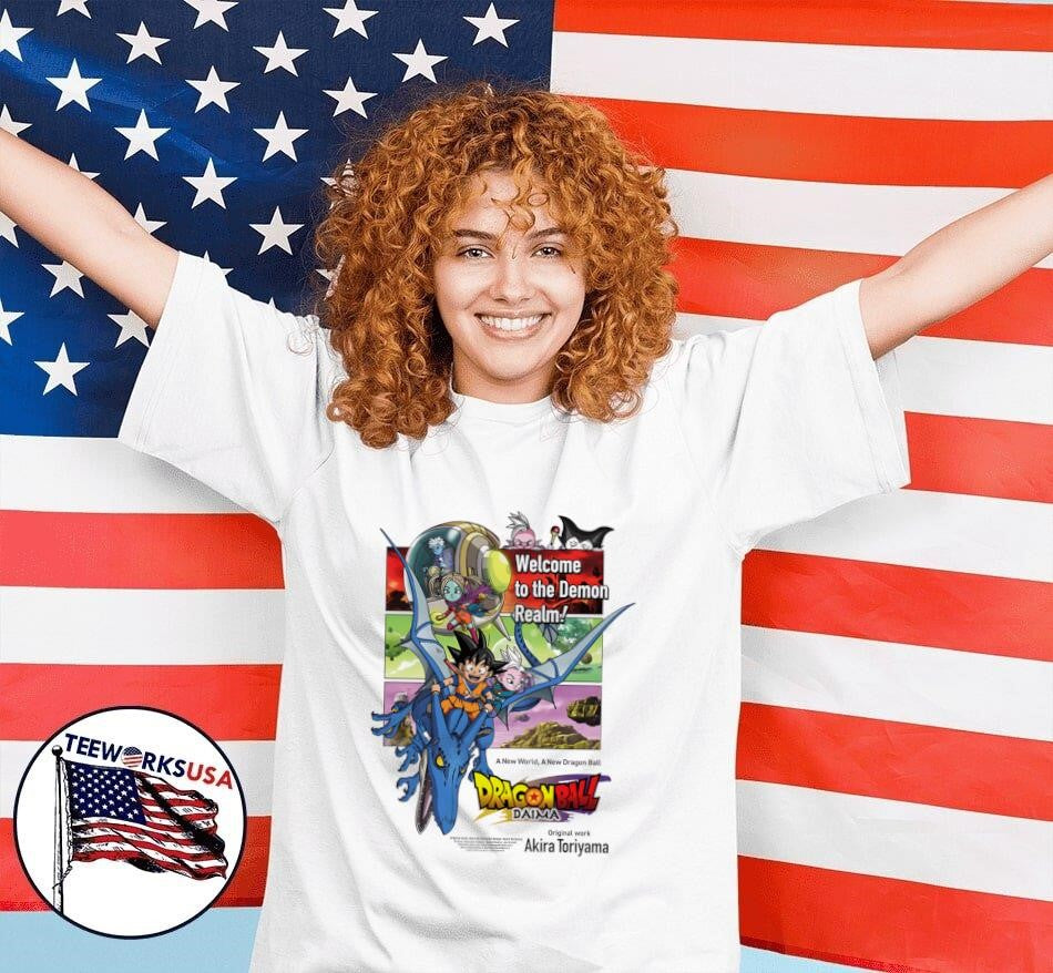 Dragon Ball Daima Welcome to the Demon Real - Adult & Kids T-Shirts, Sweatshirts & Hoodies apparel design preview 4