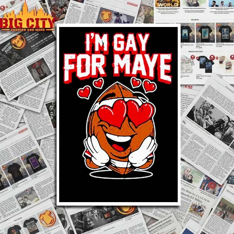 Drake Maye I'm Gay For - Adult & Kids T-Shirts, Sweatshirts & Hoodies apparel design preview 4