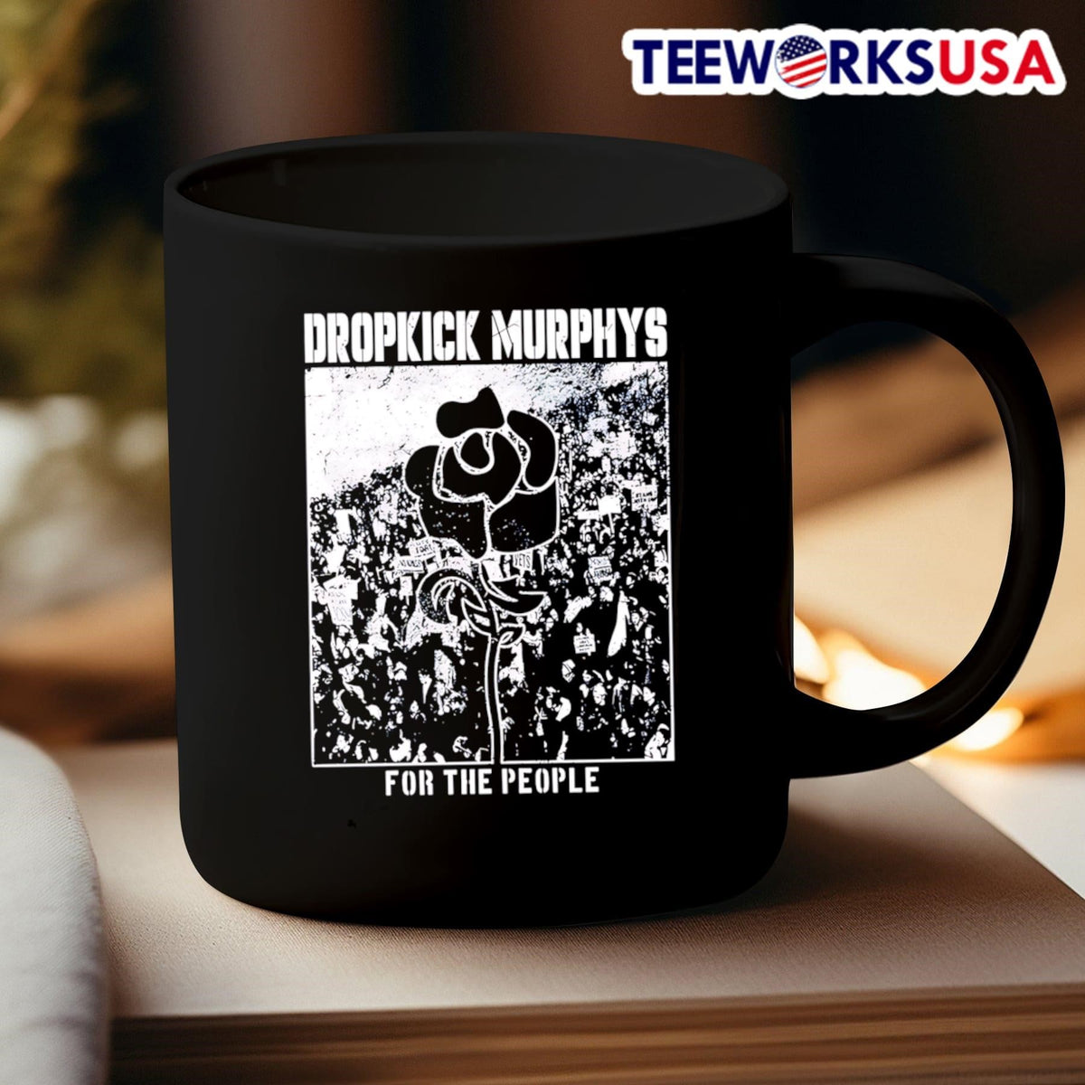 Dropkick Murphys for the people rose - Adult & Kids T-Shirts, Sweatshirts & Hoodies apparel design preview 3