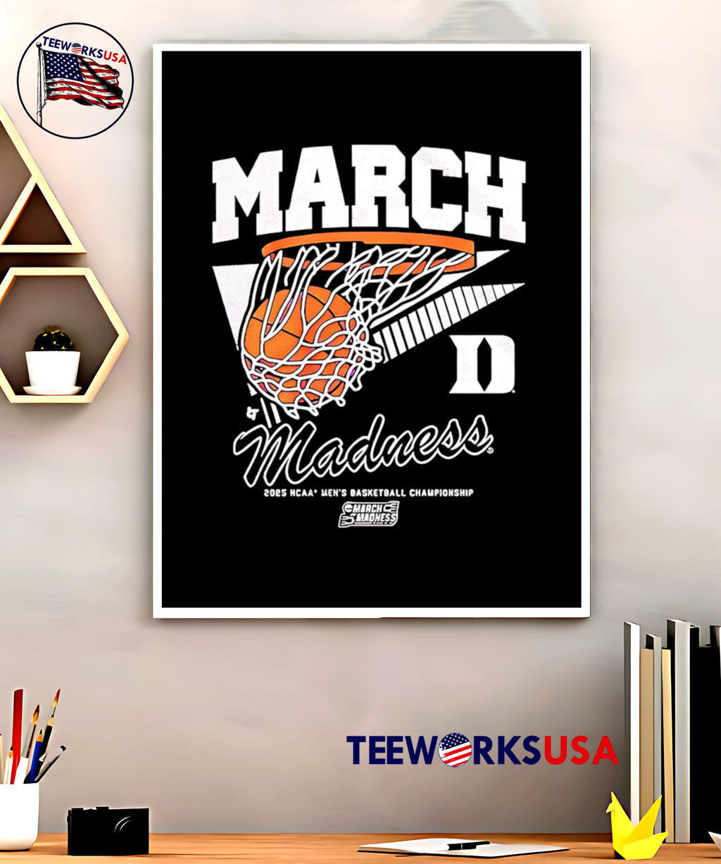 Duke Blue Devils 2025 March Madness basketball - Adult & Kids T-Shirts, Sweatshirts & Hoodies apparel design preview 5