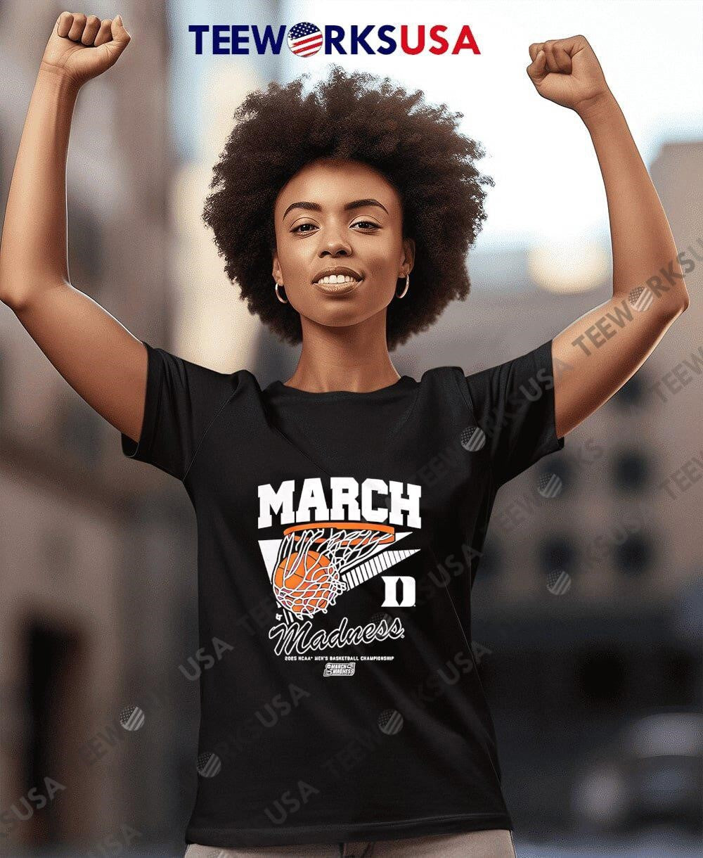 Duke Blue Devils 2025 March Madness basketball - Adult & Kids T-Shirts, Sweatshirts & Hoodies apparel design preview 7
