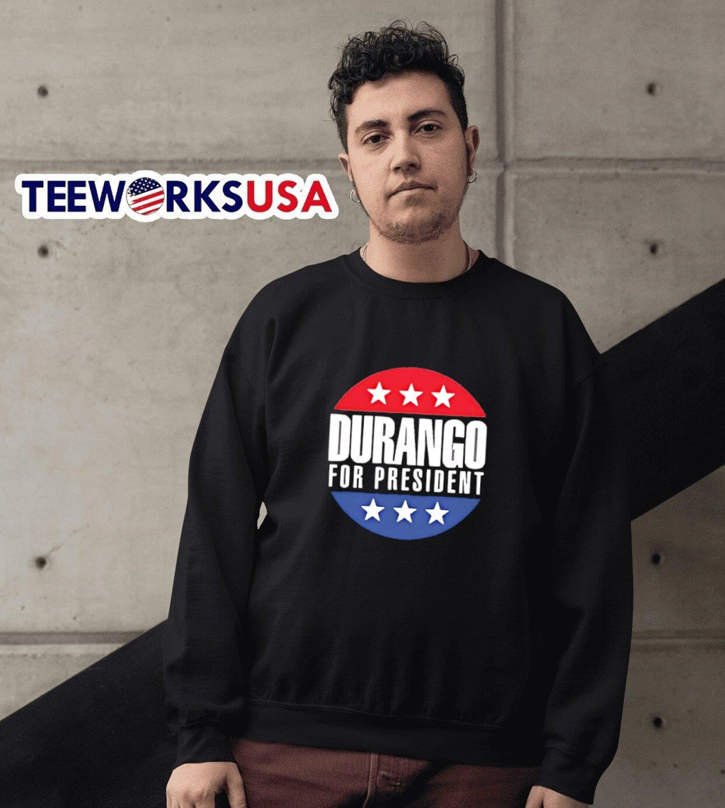 Durango for President - Adult & Kids T-Shirts, Sweatshirts & Hoodies apparel design preview 3
