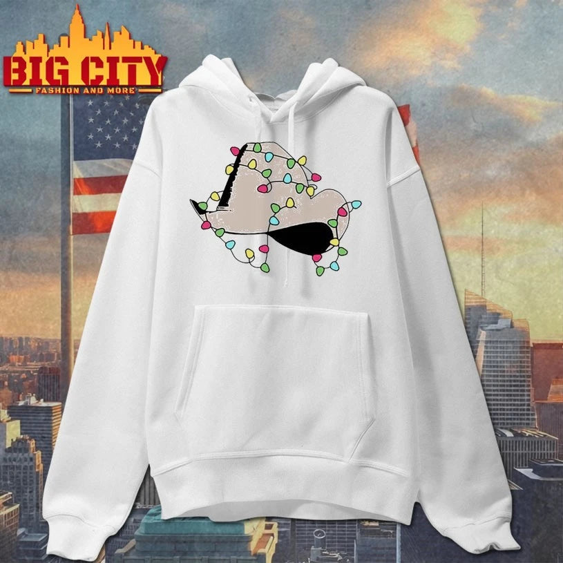 Dwight Yoakam Christmas Light Hat - Adult & Kids T-Shirts, Sweatshirts & Hoodies apparel design preview 2
