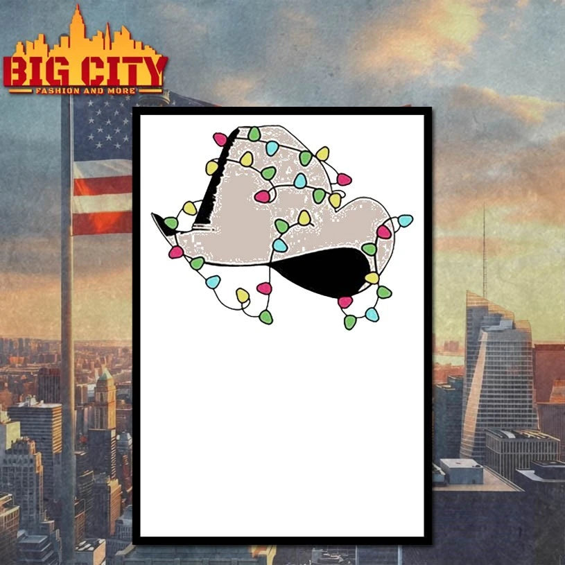 Dwight Yoakam Christmas Light Hat - Adult & Kids T-Shirts, Sweatshirts & Hoodies apparel design preview 4