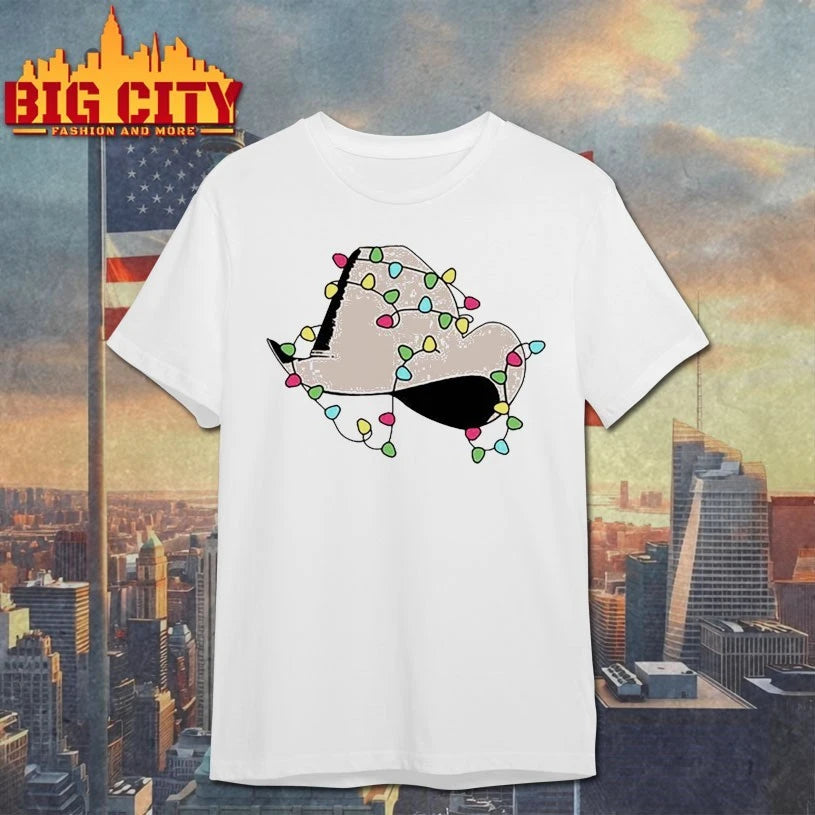 Dwight Yoakam Christmas Light Hat - Adult & Kids T-Shirts, Sweatshirts & Hoodies apparel design preview 1
