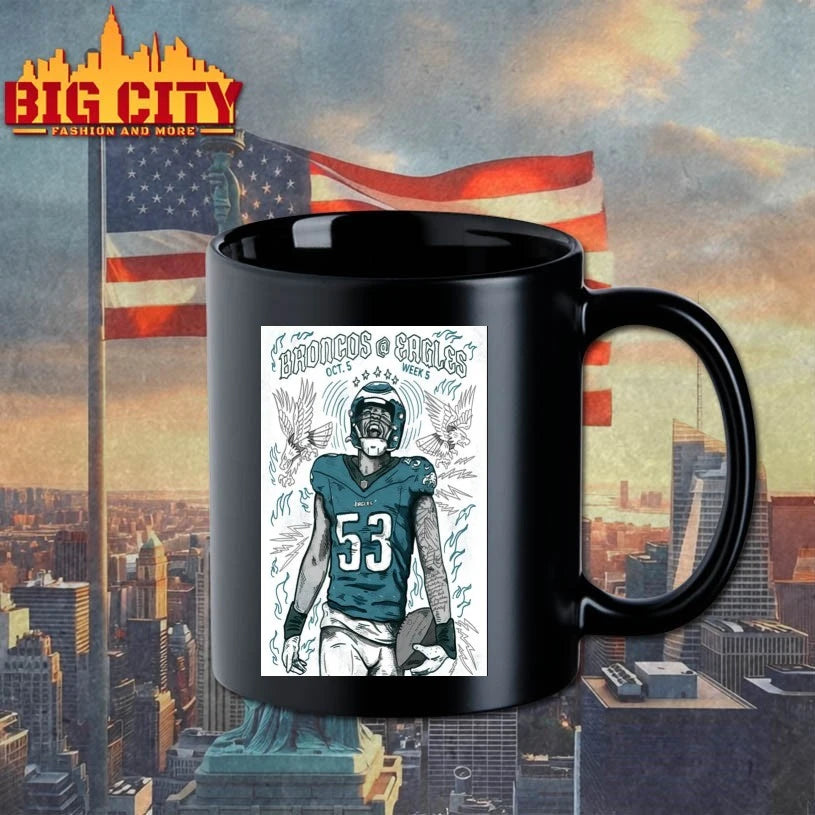 Eagles Vs Broncos Oct 5 2025 Philadelphia, PA Poster - Adult & Kids T-Shirts, Sweatshirts & Hoodies apparel design preview 3