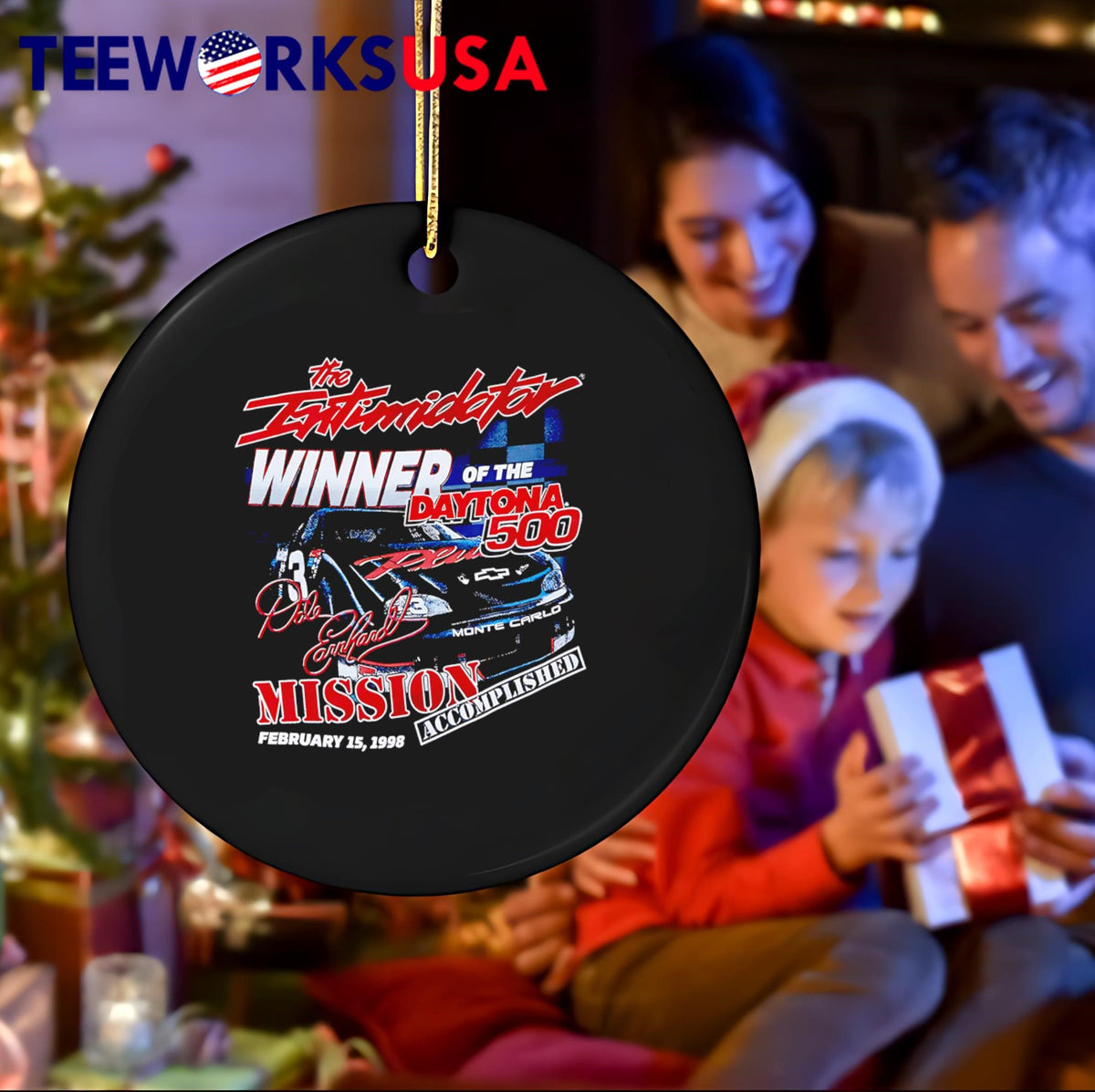 Earnhardt Winner Race Of The Daytona 500 - Adult & Kids T-Shirts, Sweatshirts & Hoodies apparel design preview 4