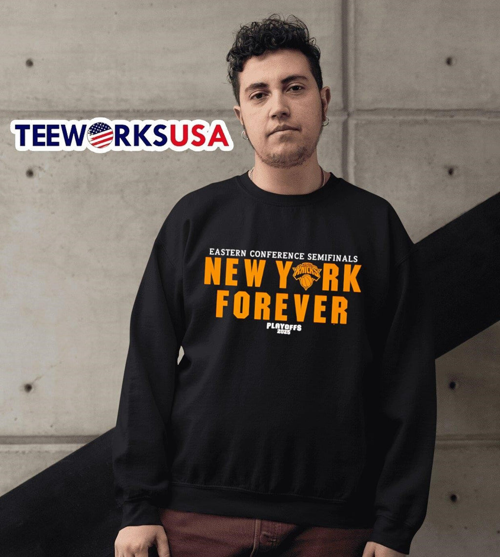 Eastern Conference Semifinals New York forever - Adult & Kids T-Shirts, Sweatshirts & Hoodies apparel design preview 6
