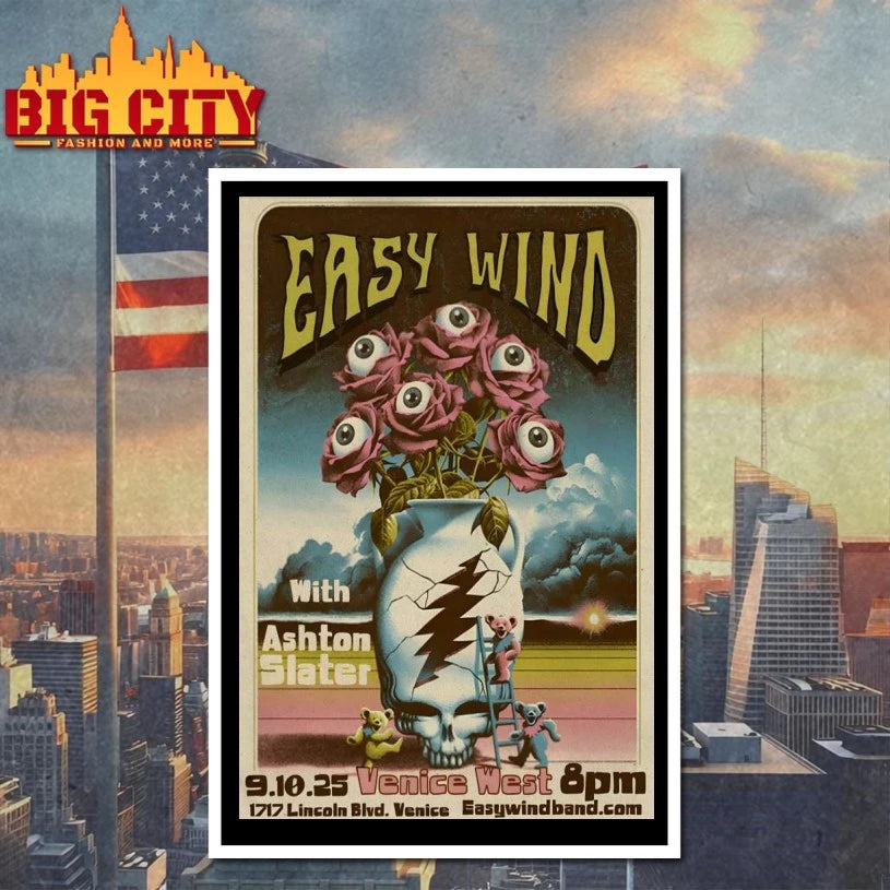 Easy Wind September 10 2025 In Venice CA Poster - Adult & Kids T-Shirts, Sweatshirts & Hoodies apparel design preview 4