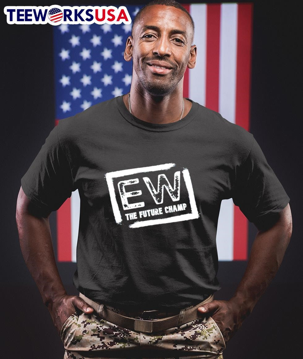 Eddie Wade EW the future champ - Adult & Kids T-Shirts, Sweatshirts & Hoodies apparel design preview 1