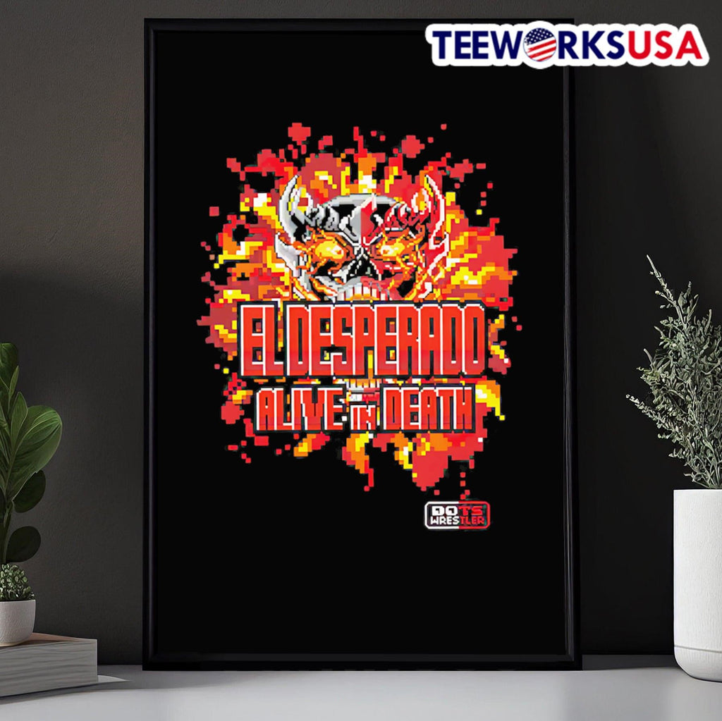 El Desperado alive in death - Adult & Kids T-Shirts, Sweatshirts & Hoodies apparel design preview 5