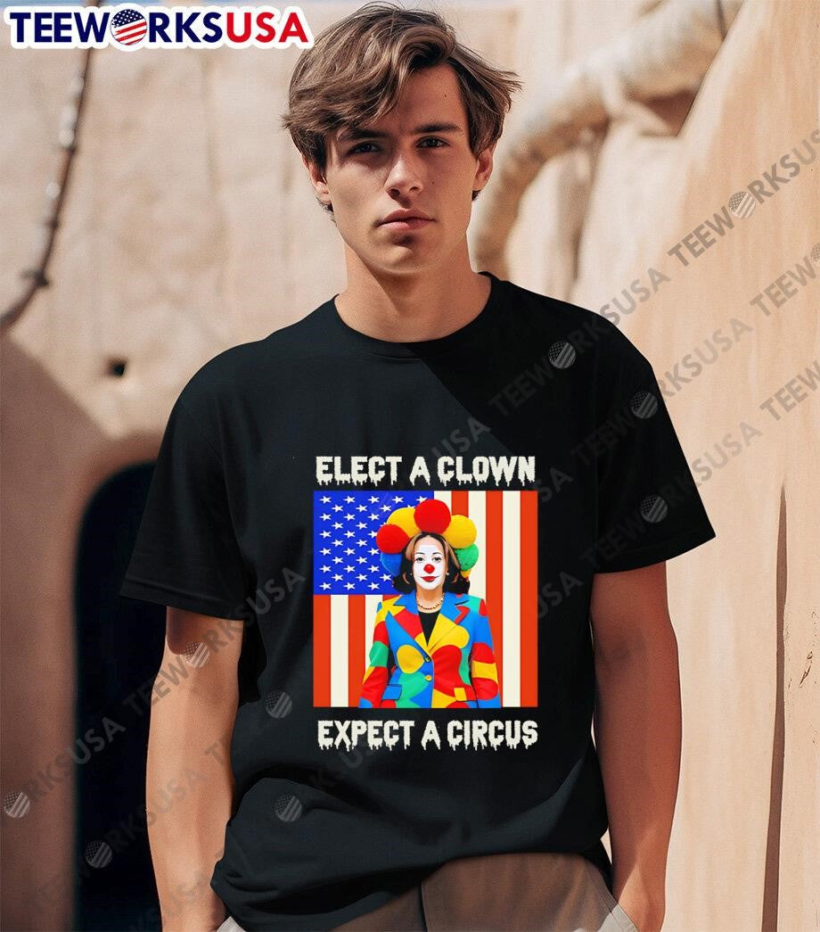 Elect Expect A Circus Funny Kamala Harris - Adult & Kids T-Shirts, Sweatshirts & Hoodies apparel design preview 1