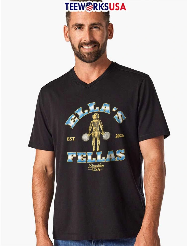 Ellas Fellas Est 2026 Demolition USA Golden Cowgirl - Adult & Kids T-Shirts, Sweatshirts & Hoodies apparel design preview 8
