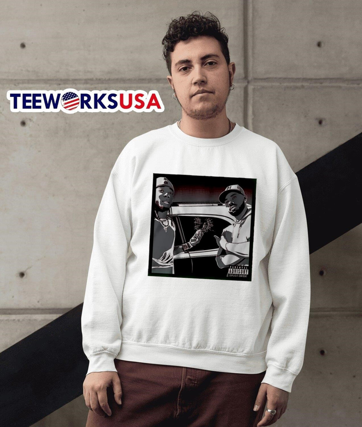 Elly De La Cruz and Hunter Greene window smash - Adult & Kids T-Shirts, Sweatshirts & Hoodies apparel design preview 3