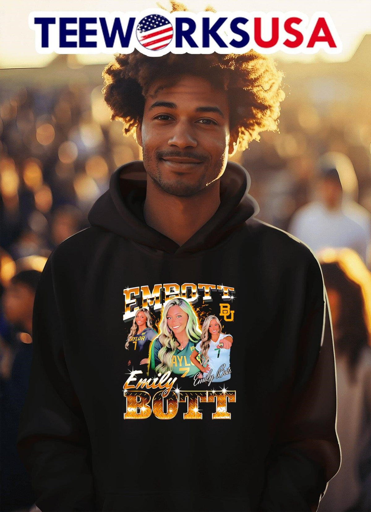 Emily Bott Baylor 90s graphic - Adult & Kids T-Shirts, Sweatshirts & Hoodies apparel design preview 2