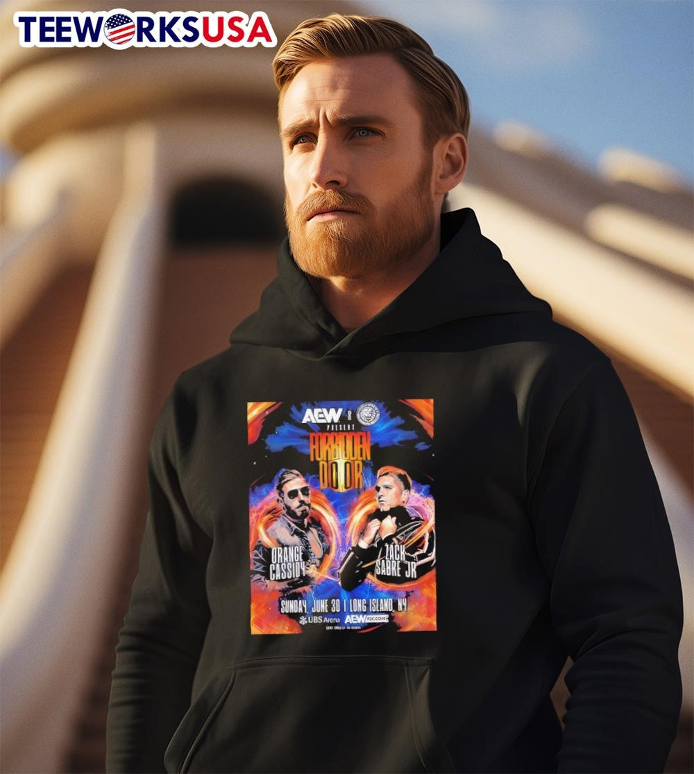 Epic Aew and Njpw Forbidden Door Cassidy Vs Sabre Jr - Adult & Kids T-Shirts, Sweatshirts & Hoodies apparel design preview 2