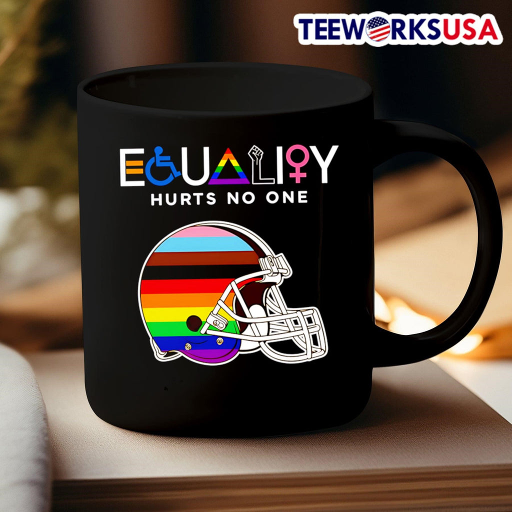 Equality hurts no one Cleveland Browns - Adult & Kids T-Shirts, Sweatshirts & Hoodies apparel design preview 3