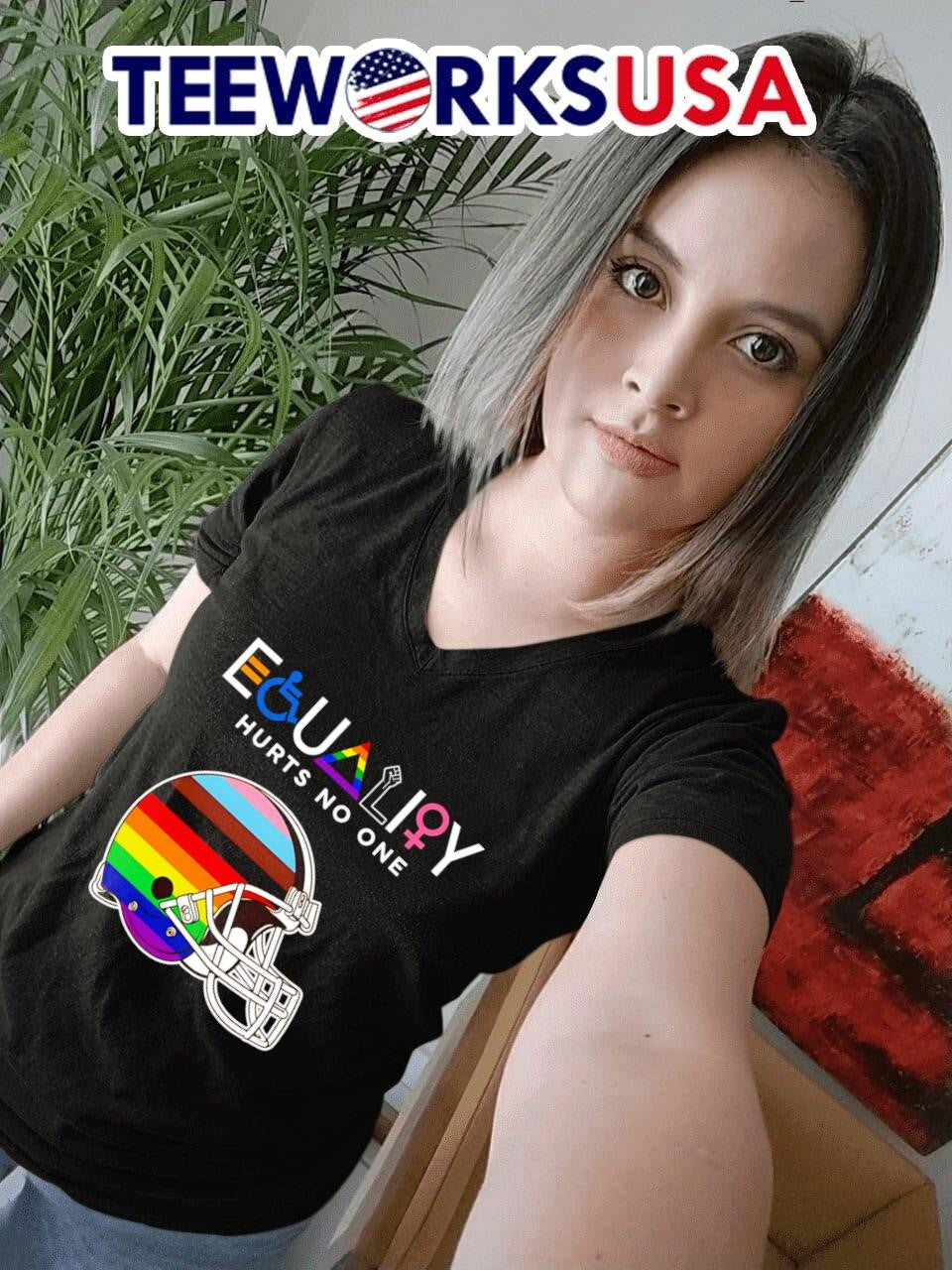 Equality hurts no one Cleveland Browns - Adult & Kids T-Shirts, Sweatshirts & Hoodies apparel design preview 7