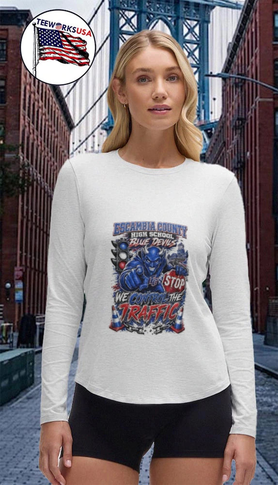 Escambia County High School Blue Devils Stop We - Adult & Kids T-Shirts, Sweatshirts & Hoodies apparel design preview 4
