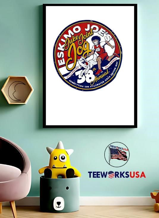 Eskimo Joe's Juke Joint Jog 38th Annual Stillwater - Adult & Kids T-Shirts, Sweatshirts & Hoodies apparel design preview 3