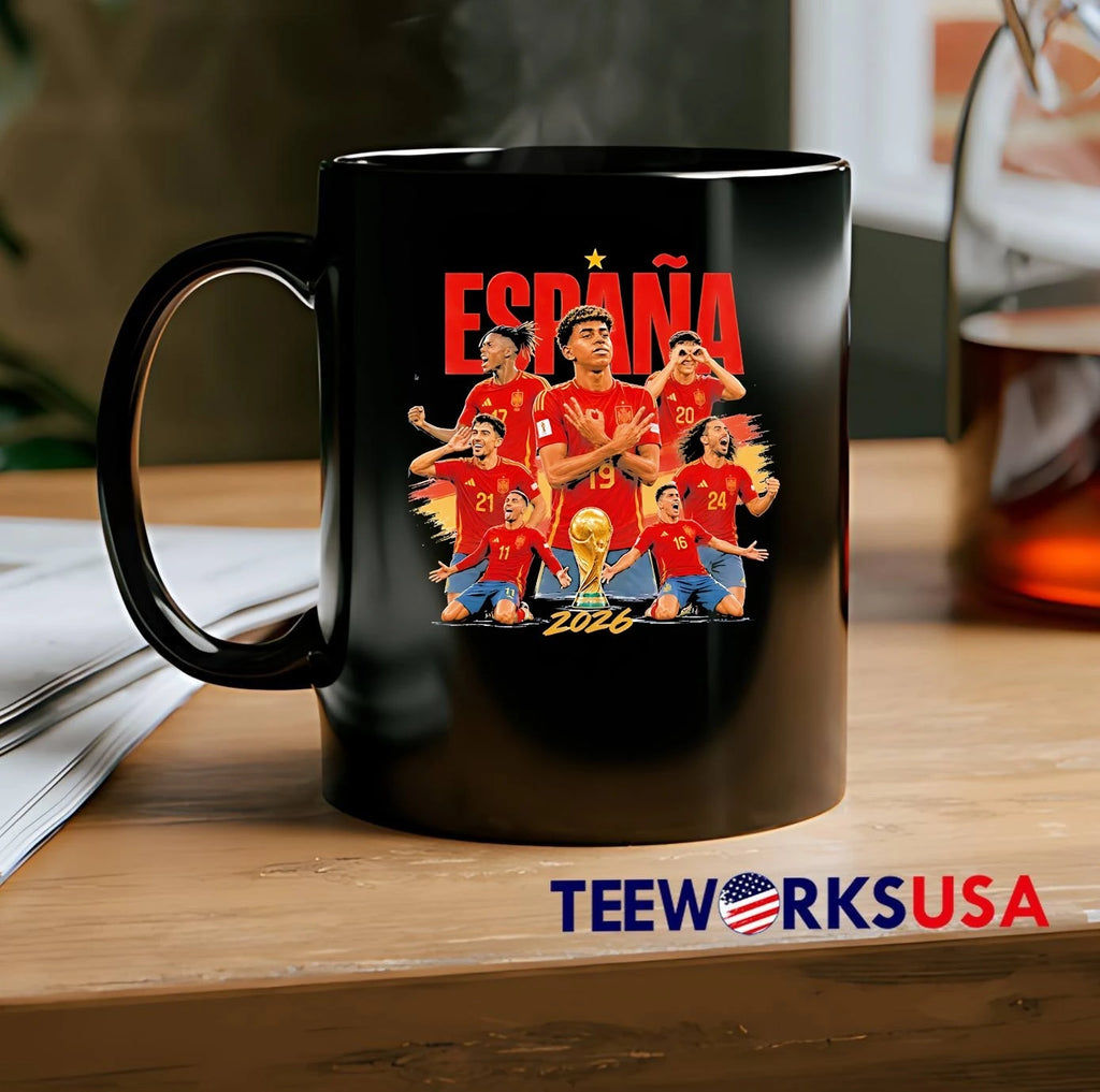 Espana 2026 Spain Soccer Players World Cup Victory - Adult & Kids T-Shirts, Sweatshirts & Hoodies apparel design preview 2