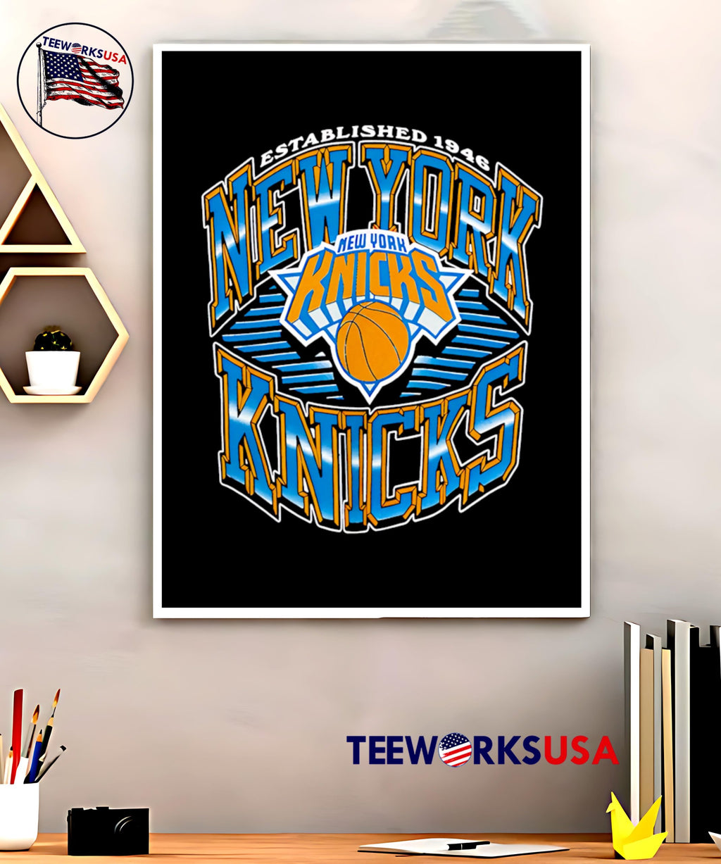 Established 1946 New York Knicks - Adult & Kids T-Shirts, Sweatshirts & Hoodies apparel design preview 5