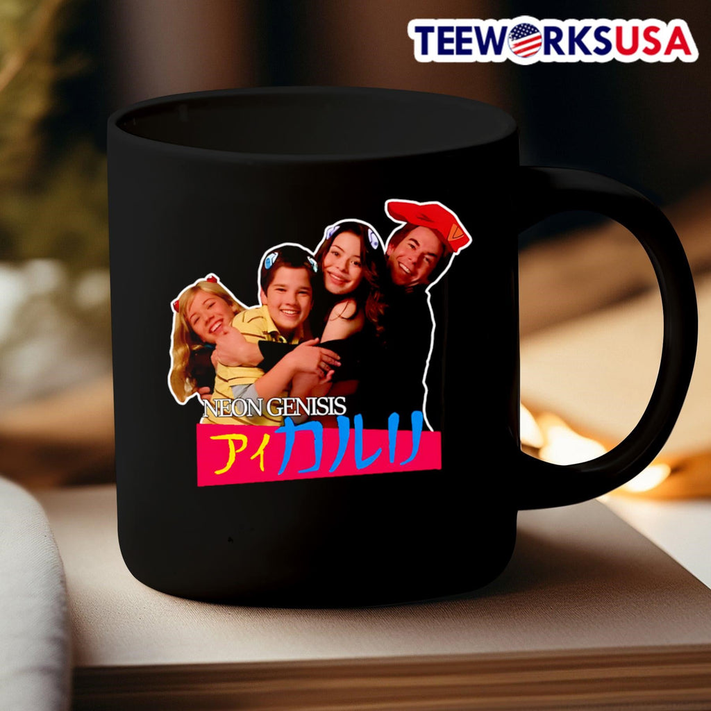 Eva x Icarly Neon Genisis - Adult & Kids T-Shirts, Sweatshirts & Hoodies apparel design preview 3