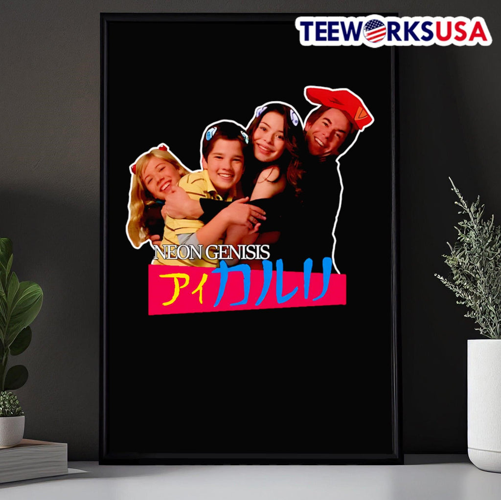 Eva x Icarly Neon Genisis - Adult & Kids T-Shirts, Sweatshirts & Hoodies apparel design preview 5