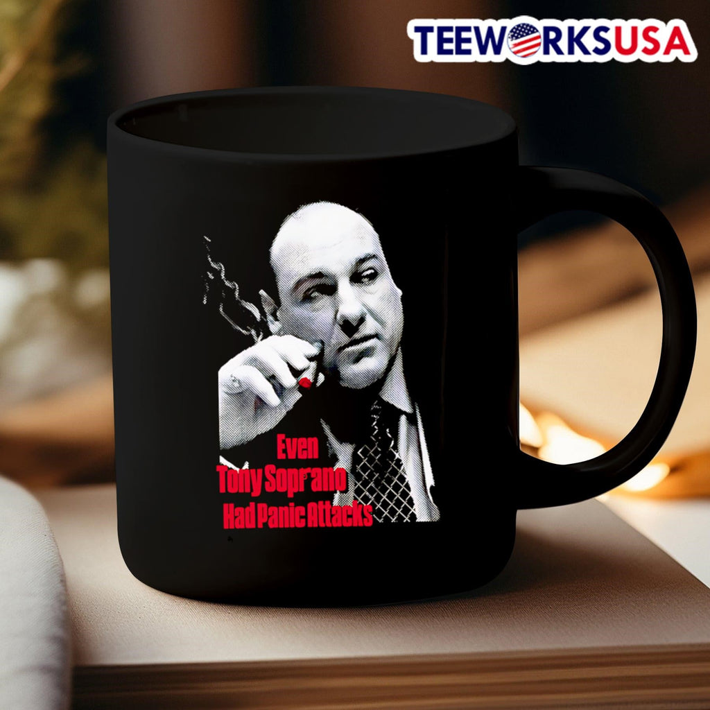 Even Tony Soprano had panic attacks - Adult & Kids T-Shirts, Sweatshirts & Hoodies apparel design preview 3
