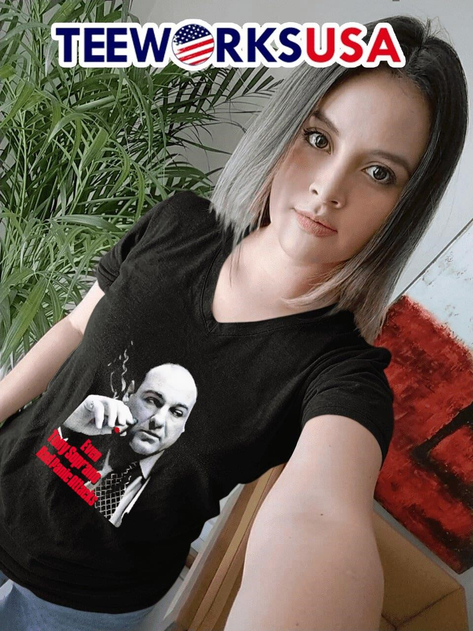 Even Tony Soprano had panic attacks - Adult & Kids T-Shirts, Sweatshirts & Hoodies apparel design preview 7