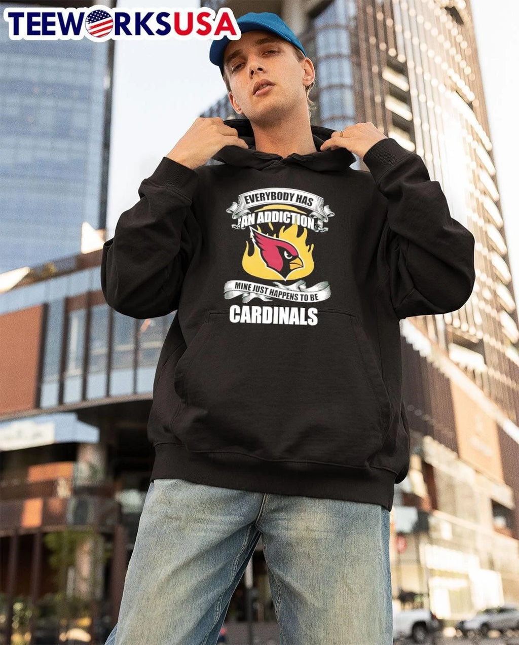 Everybody Has an Addiction Mine Just Happens to be - Adult & Kids T-Shirts, Sweatshirts & Hoodies apparel design preview 3