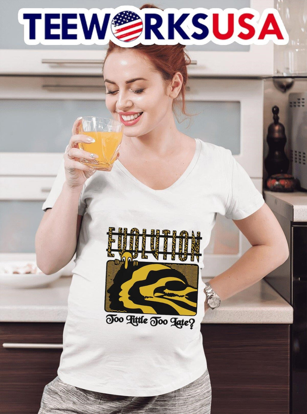 Evolution too little late - Adult & Kids T-Shirts, Sweatshirts & Hoodies apparel design preview 4